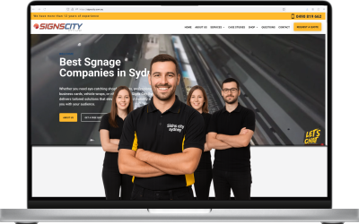 Signs City Sydney Pty Ltd – Website Design