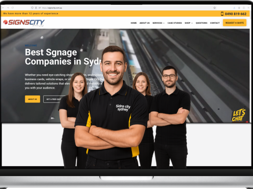 Signs City Sydney Pty Ltd – Website Design